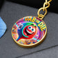 Dab Or Die - Circle Keychain - Gift for Her - Gift for Him