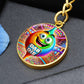 Dab Or Die 2 - Circle Keychain - Gift for Her - Gift for Him