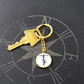 Faith (Black) - Graphic Circle Keychain - Gift for Her - Gift for Him