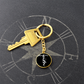 Faith (White) - Graphic Circle Keychain - Gift for Her - Gift for Him