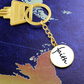 Faith (Black) - Graphic Circle Keychain - Gift for Her - Gift for Him
