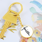 Faith (Black) - Graphic Circle Keychain - Gift for Her - Gift for Him