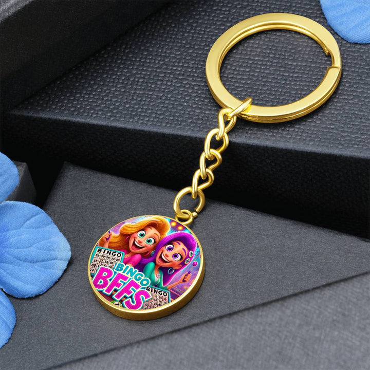 Bingo BFFs – Circle Keychain – Gift for Her