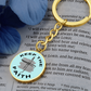 Keep The Faith - Graphic Circle Keychain - Gift for Her - Gift for Him