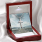 To My Husband, Everything I Love About You Is Exactly What You're Teaching Our Children To Be - Happy Father's Day - Artisan Crafted Stainless Cross Necklace - Gift for Husband