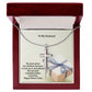To My Husband, You Are Such A Fantastic Father - Happy Father's Day - Artisan Crafted Stainless Cross Necklace - Gift for Husband