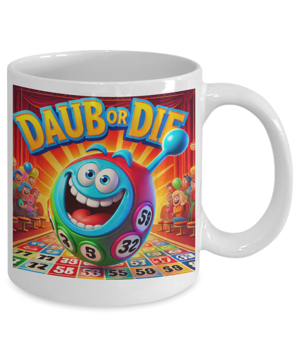 Daub Or Die - 11oz & 15oz Mug - Gift for Her - Gift for Him