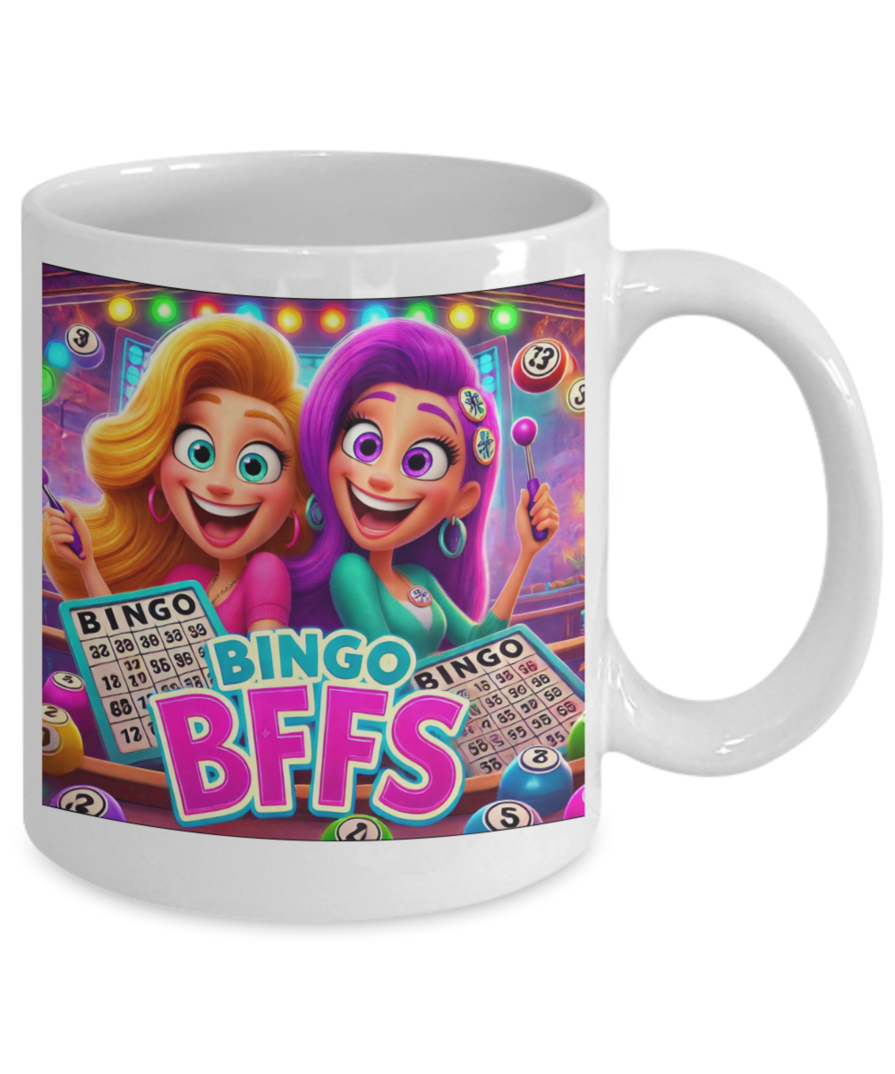 Bingo BFFS 1 - 11oz & 15oz Mug - Gift for Her