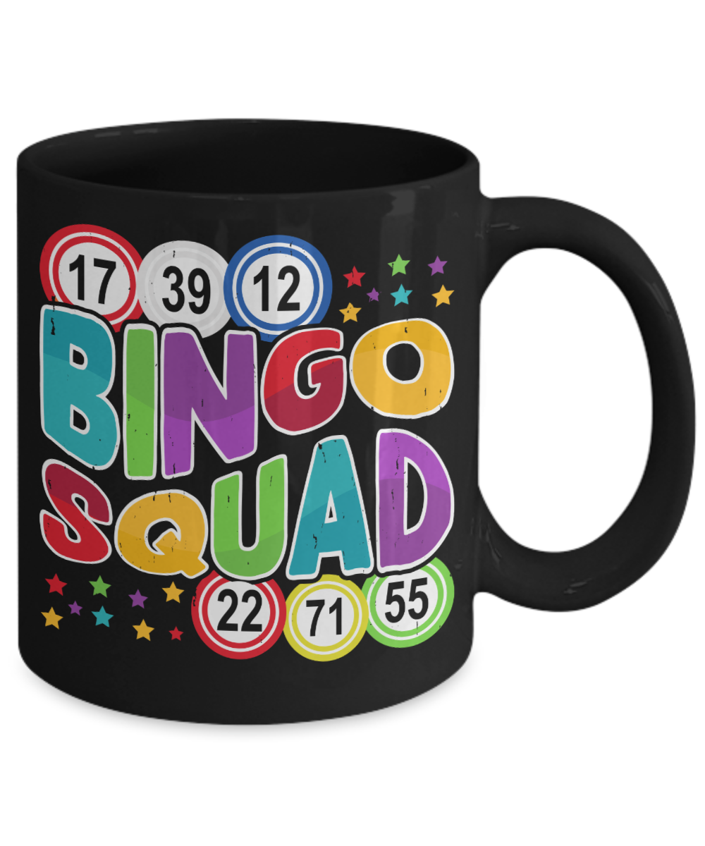 Bingo Squad - 11oz & 15oz Mug - Gift for Her - Gift for Him