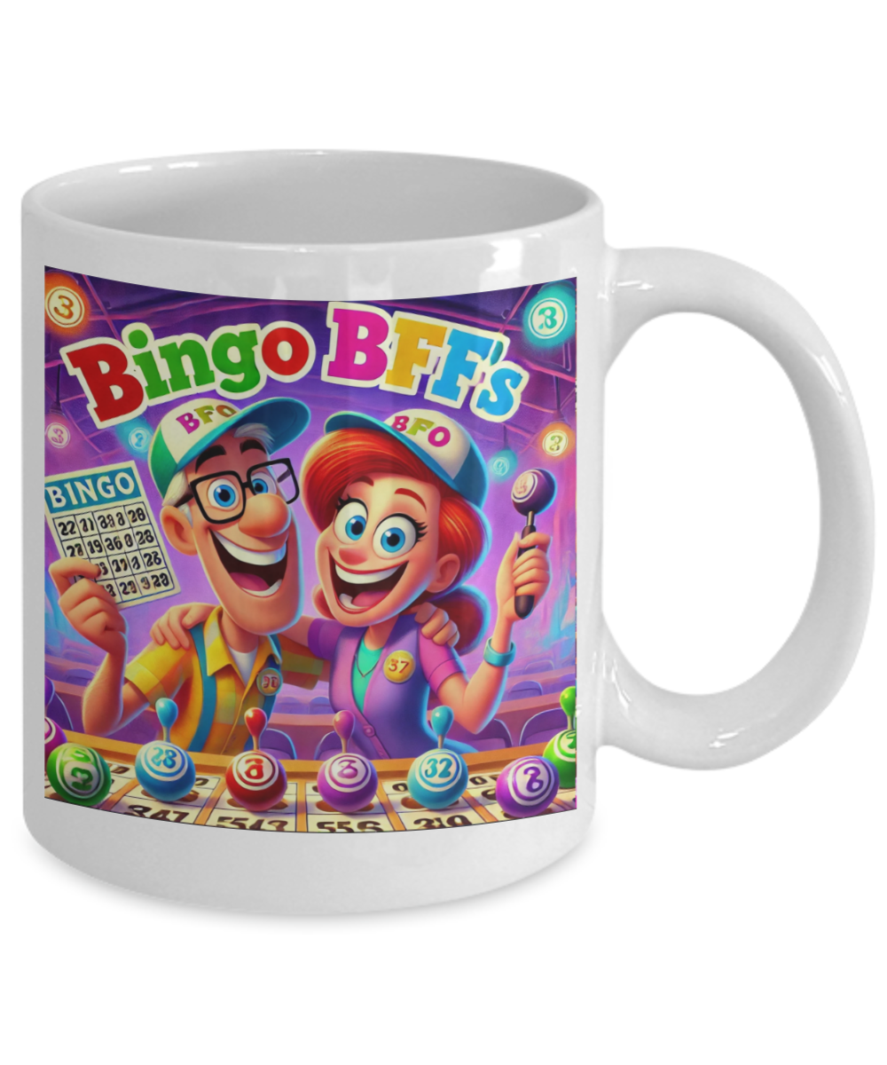 Bingo BFFS 2 - 11oz & 15oz Mug - Gift for Her - Gift for Him