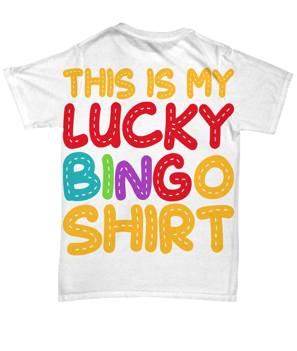 This Is My Lucky Bingo Shirt - Unisex Tee (all over print) - Gift for Her - Gift for Him