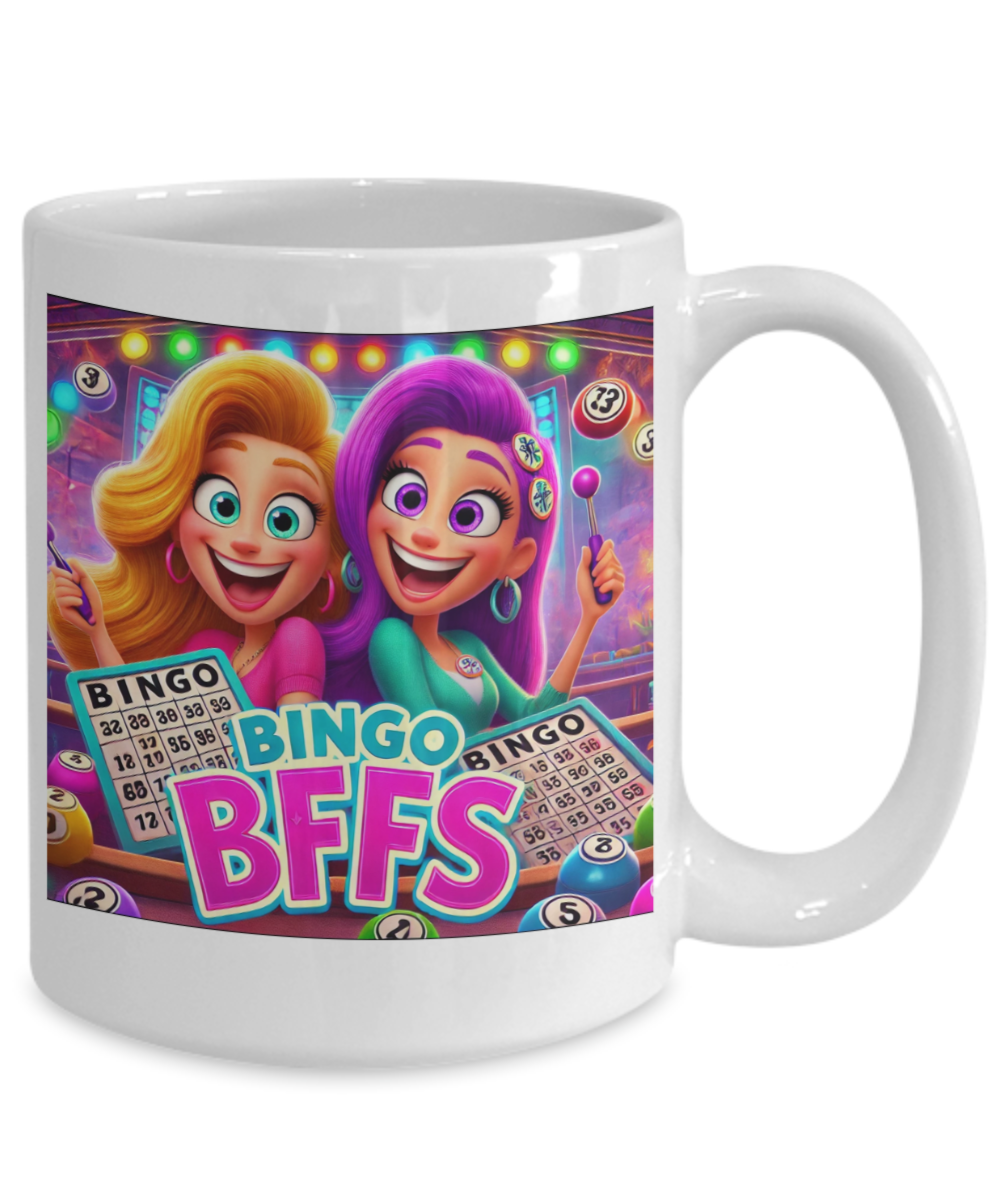 Bingo BFFS 1 - 11oz & 15oz Mug - Gift for Her