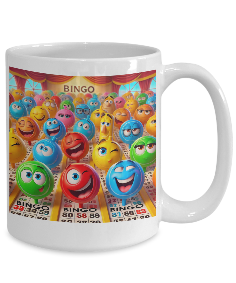 Bingo 2 - 11oz & 15oz Mug - Gift for Her - Gift for Him