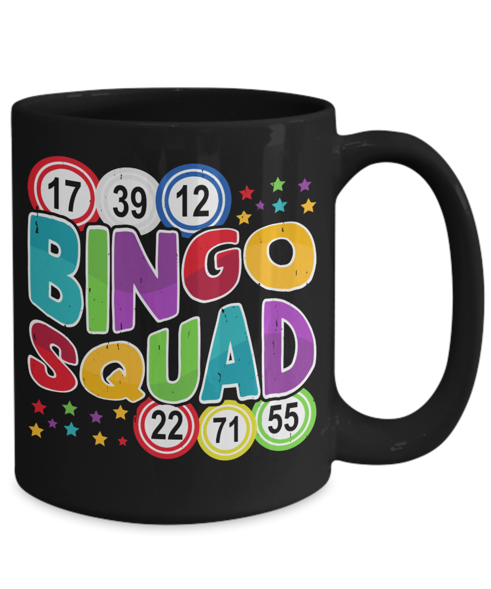 Bingo Squad - 11oz & 15oz Mug - Gift for Her - Gift for Him