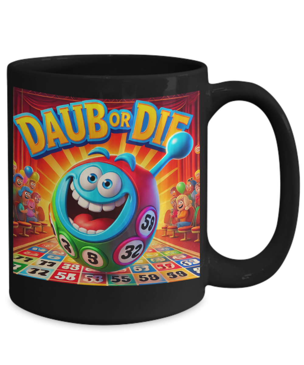 Daub Or Die - 11oz & 15oz Mug - Gift for Her - Gift for Him