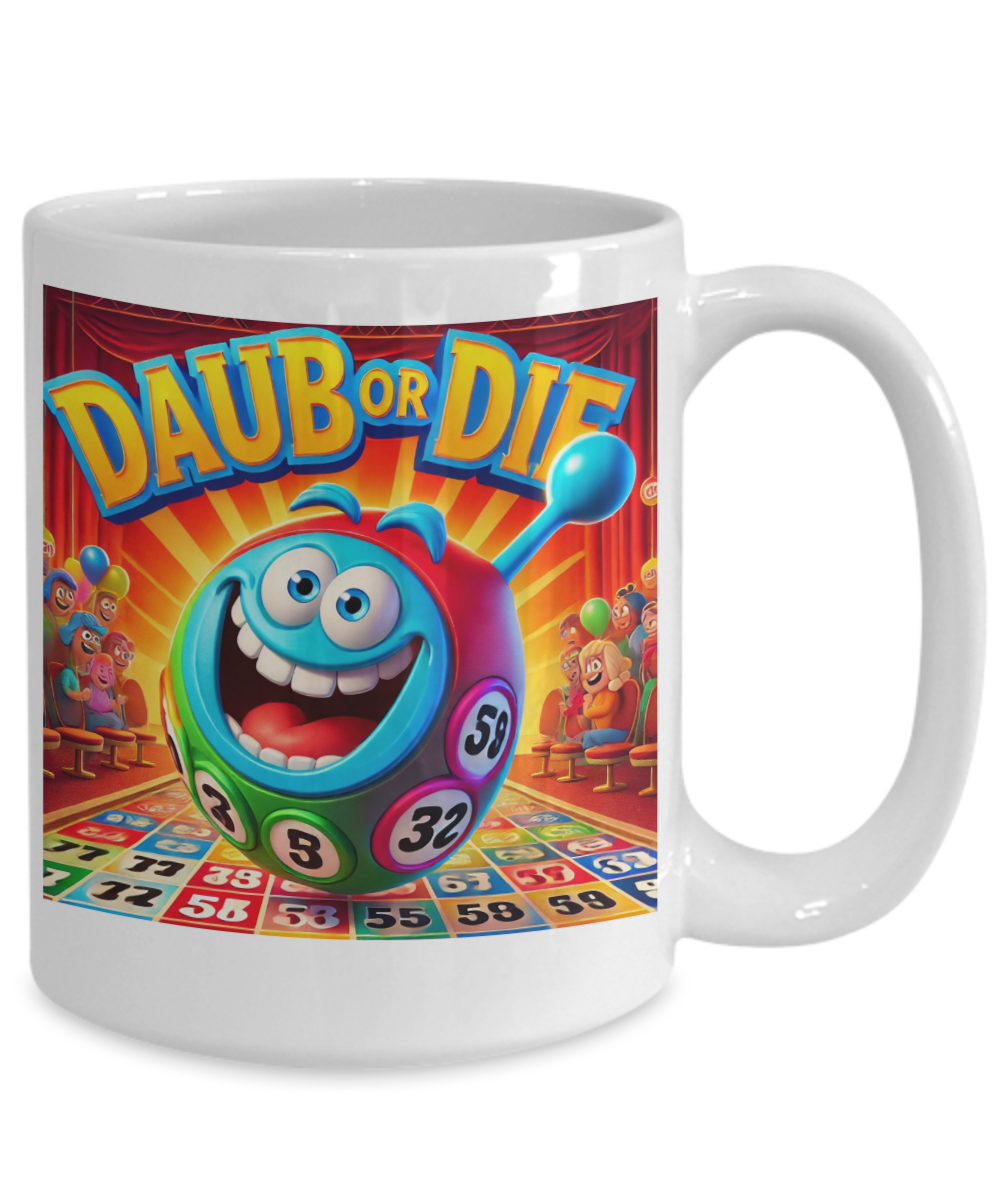 Daub Or Die - 11oz & 15oz Mug - Gift for Her - Gift for Him