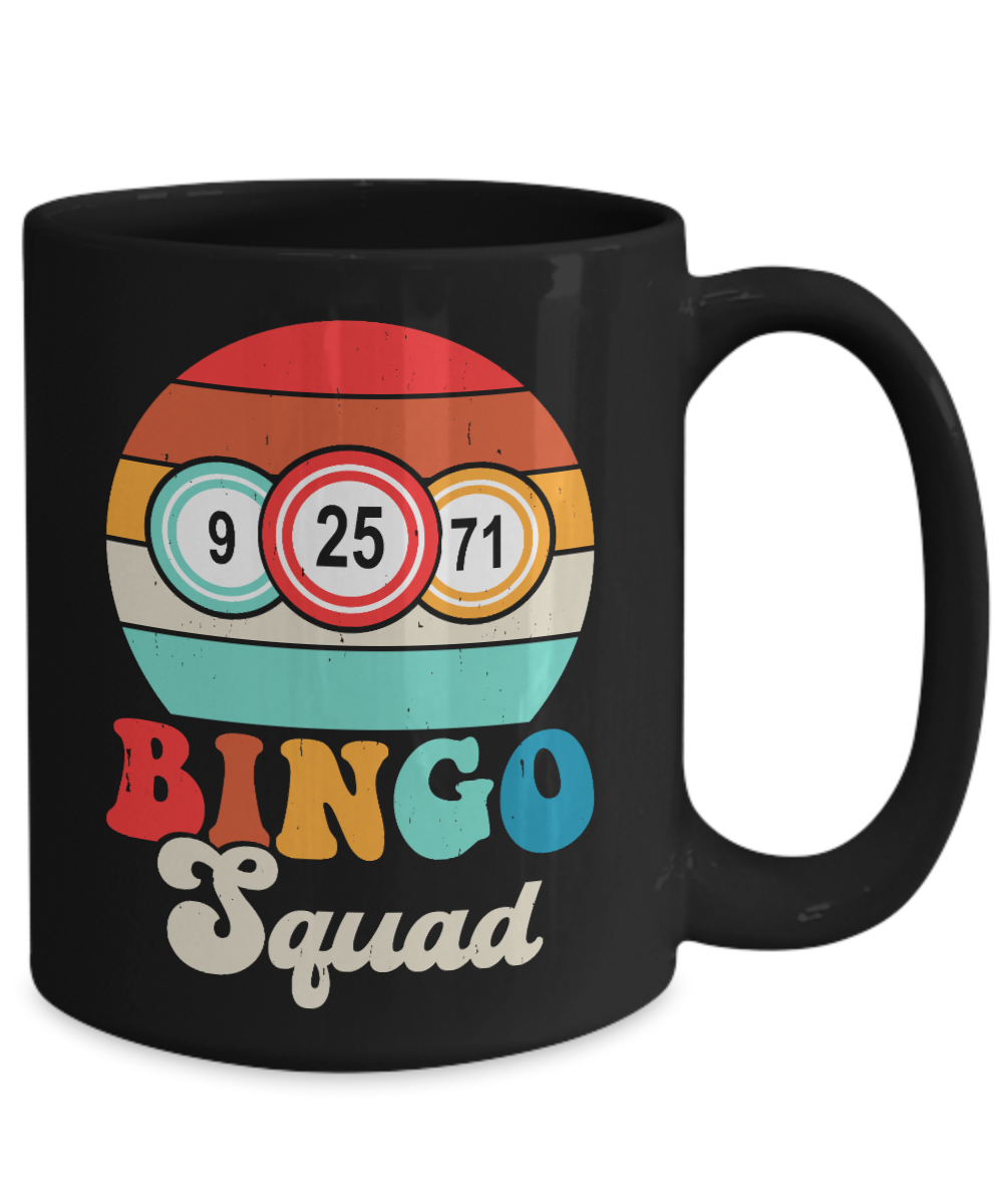 Bingo Squad - 11oz & 15oz Mug - Gift for Her - Gift for Him