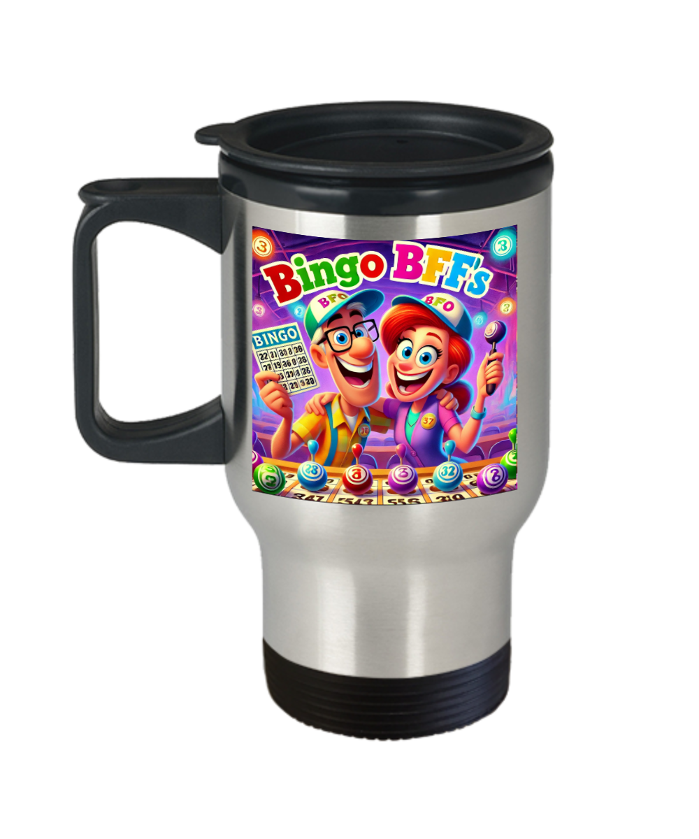 Bingo BFFS 2 - Travel Mug - Gift for Her - Gift for Him