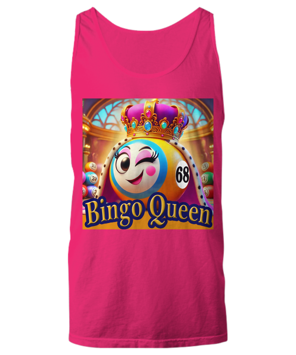 Bingo Queen - Unisex Tank Top/Women's Tank Top - Gift for Her