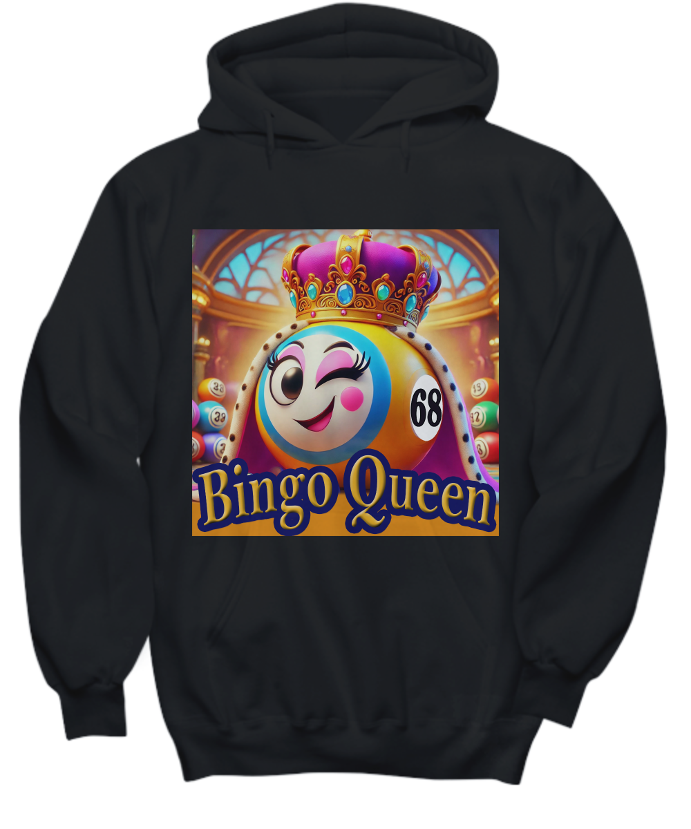 Bingo Queen - Hoodie/Sweatshirt - Gift for Her