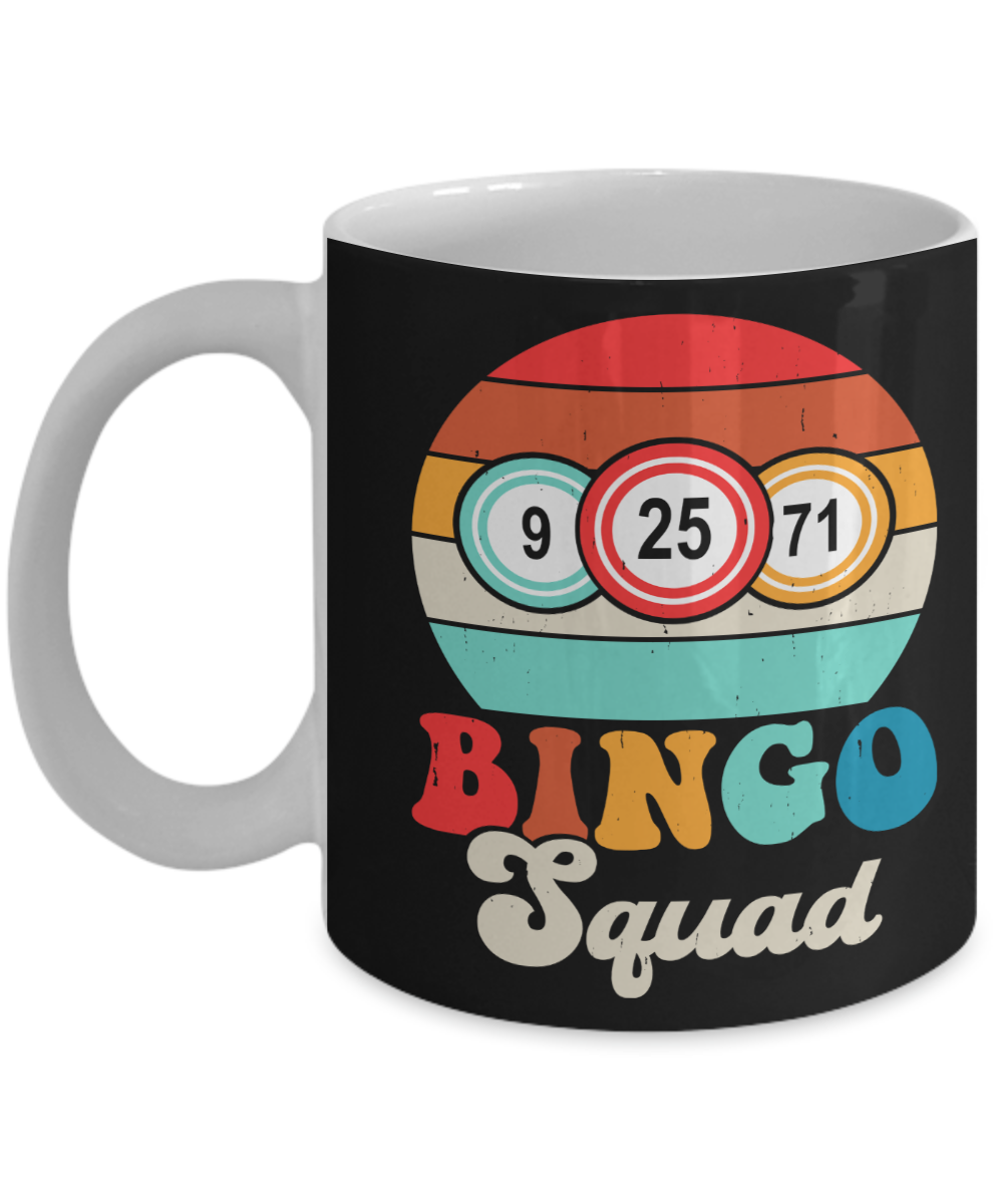 Bingo Squad - 11oz & 15oz Mug - Gift for Her - Gift for Him