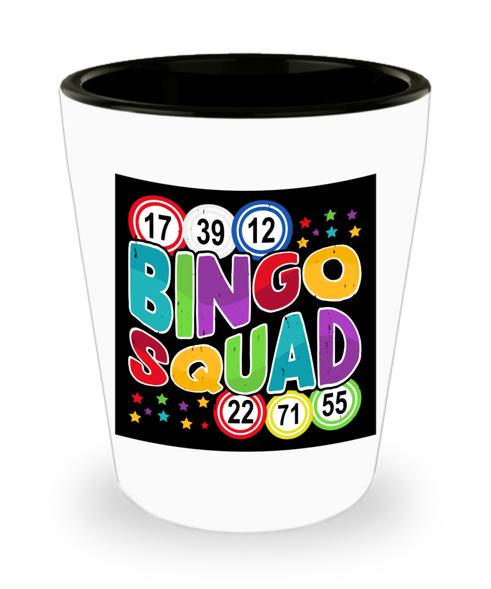 Bingo Squad - Shot Glass - Gift for Her - Gift for Him