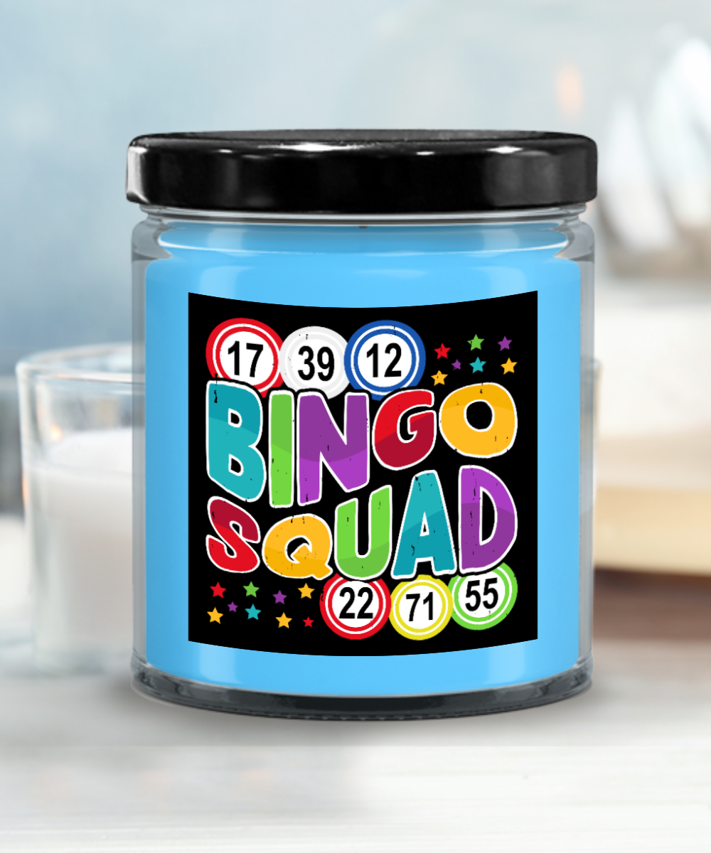 Bingo Squad - 9oz & 16oz Candle - Gift for Her - Gift for Him