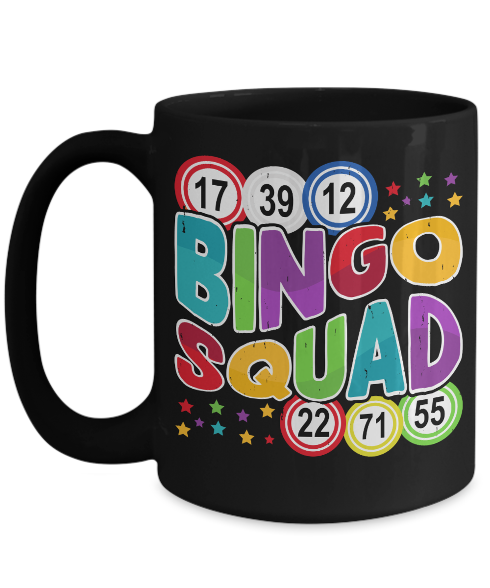 Bingo Squad - 11oz & 15oz Mug - Gift for Her - Gift for Him