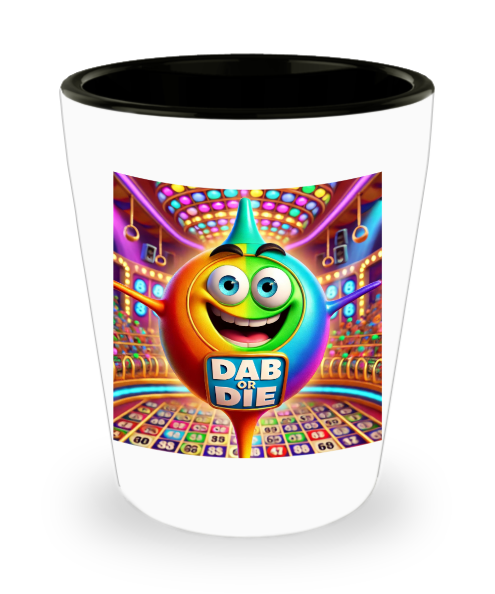 Dab Or Die 2 - Shot Glass - Gift for Her - Gift for Him