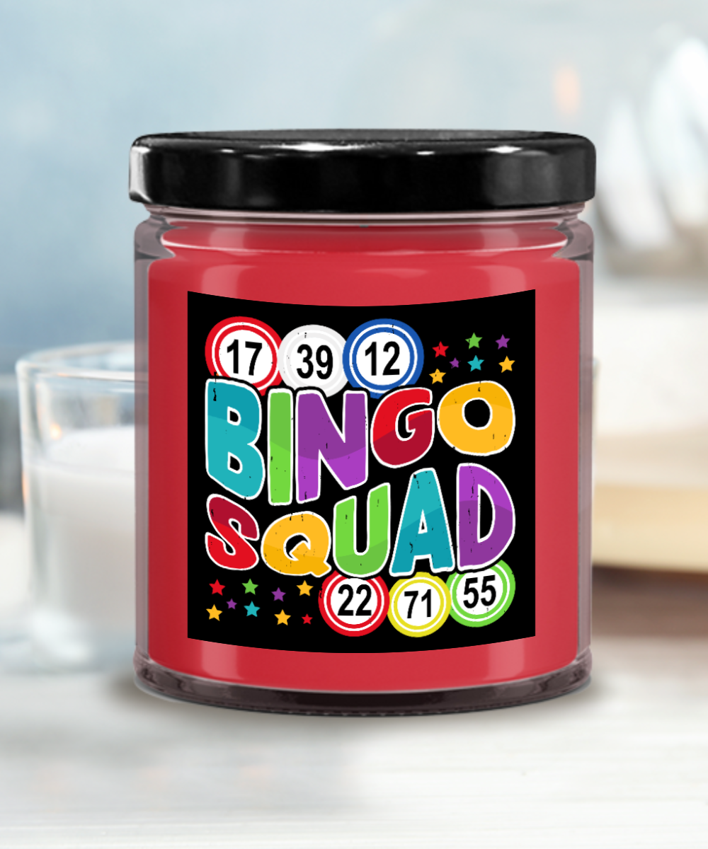 Bingo Squad - 9oz & 16oz Candle - Gift for Her - Gift for Him