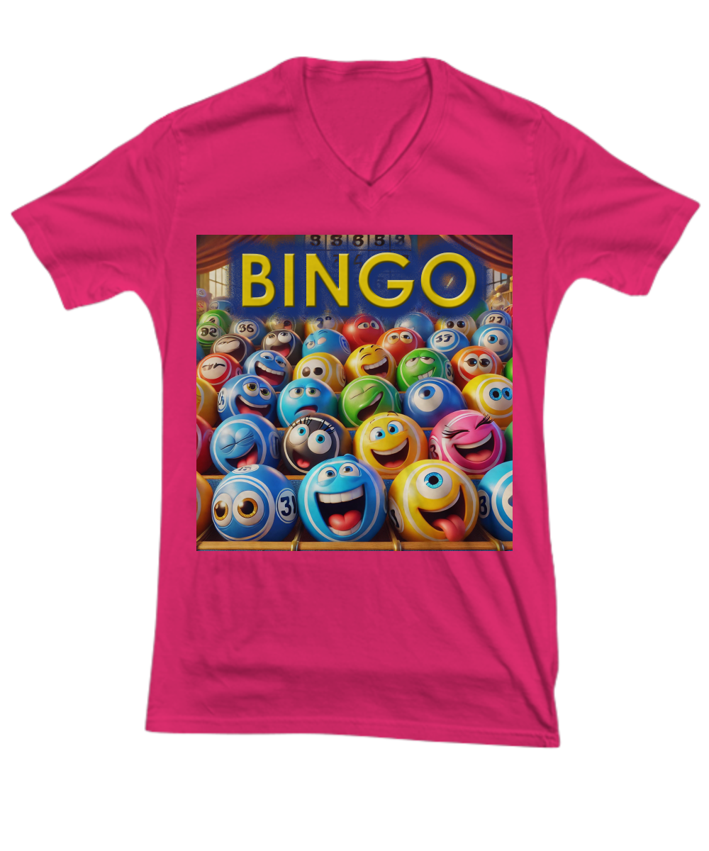 Bingo 1 - V-Neck Tee/Premium Tee - Gift for Her - Gift for Him