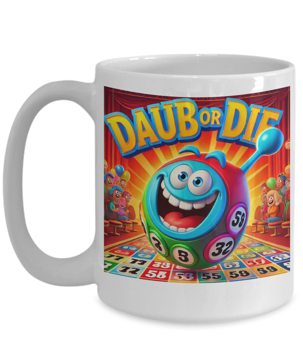 Daub Or Die - 11oz & 15oz Mug - Gift for Her - Gift for Him