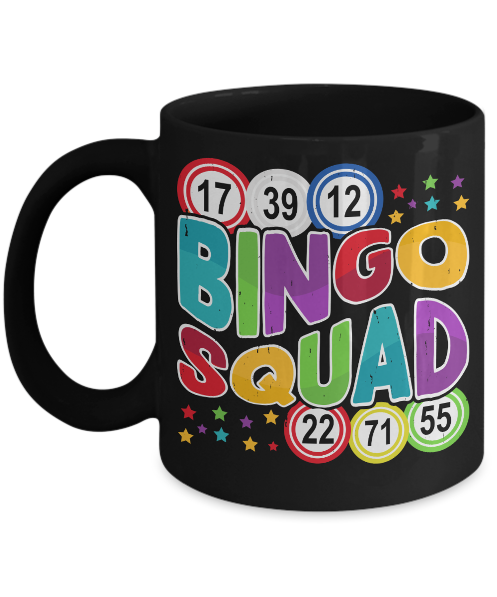 Bingo Squad - 11oz & 15oz Mug - Gift for Her - Gift for Him