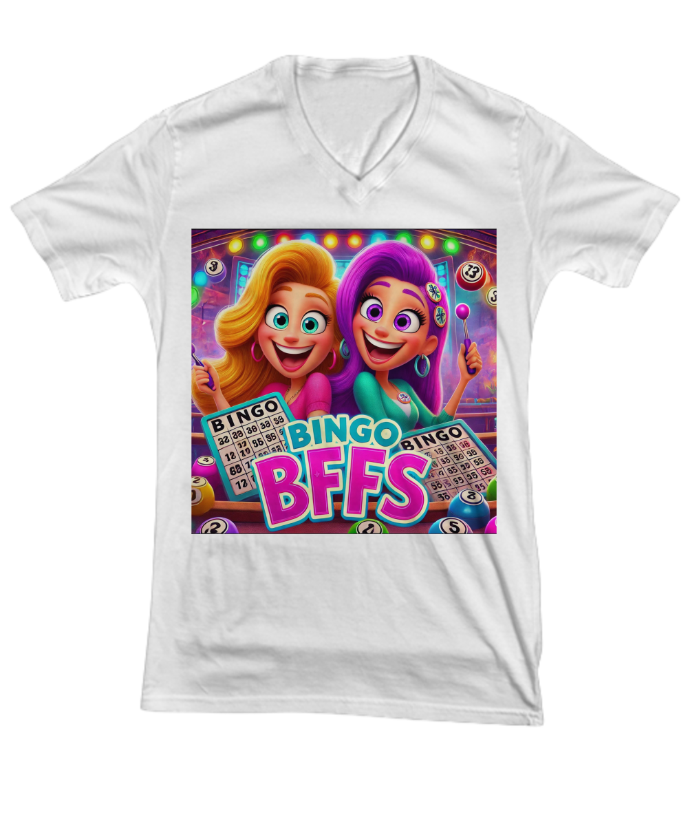 Bingo BFFS 1 - V-Neck Tee/Premium Tee - Gift for Her