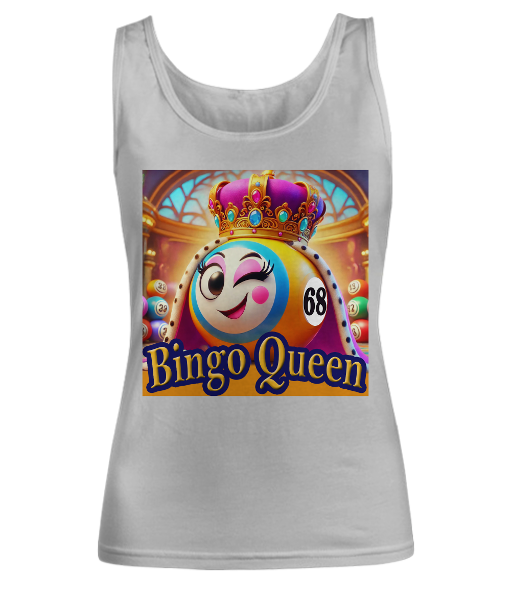 Bingo Queen - Unisex Tank Top/Women's Tank Top - Gift for Her