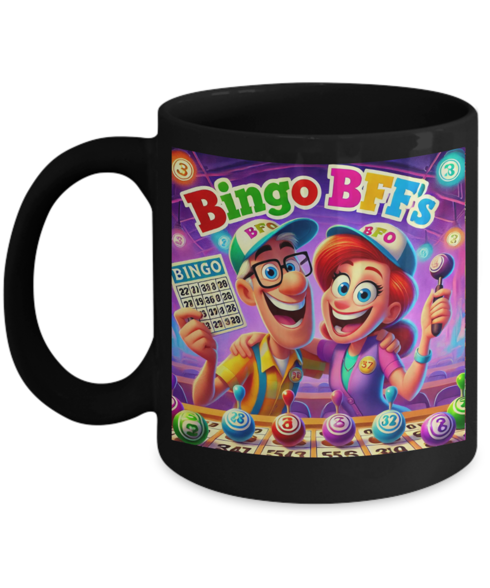 Bingo BFFS 2 - 11oz & 15oz Mug - Gift for Her - Gift for Him