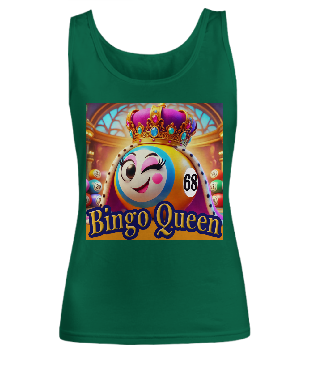 Bingo Queen - Unisex Tank Top/Women's Tank Top - Gift for Her