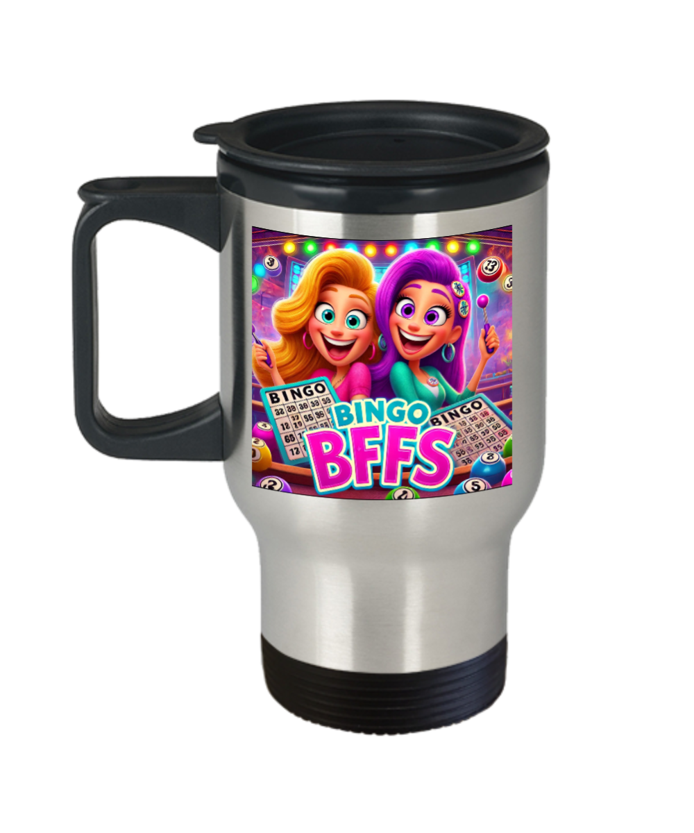 Bingo BFFS 1 - Travel Mug - Gift for Her