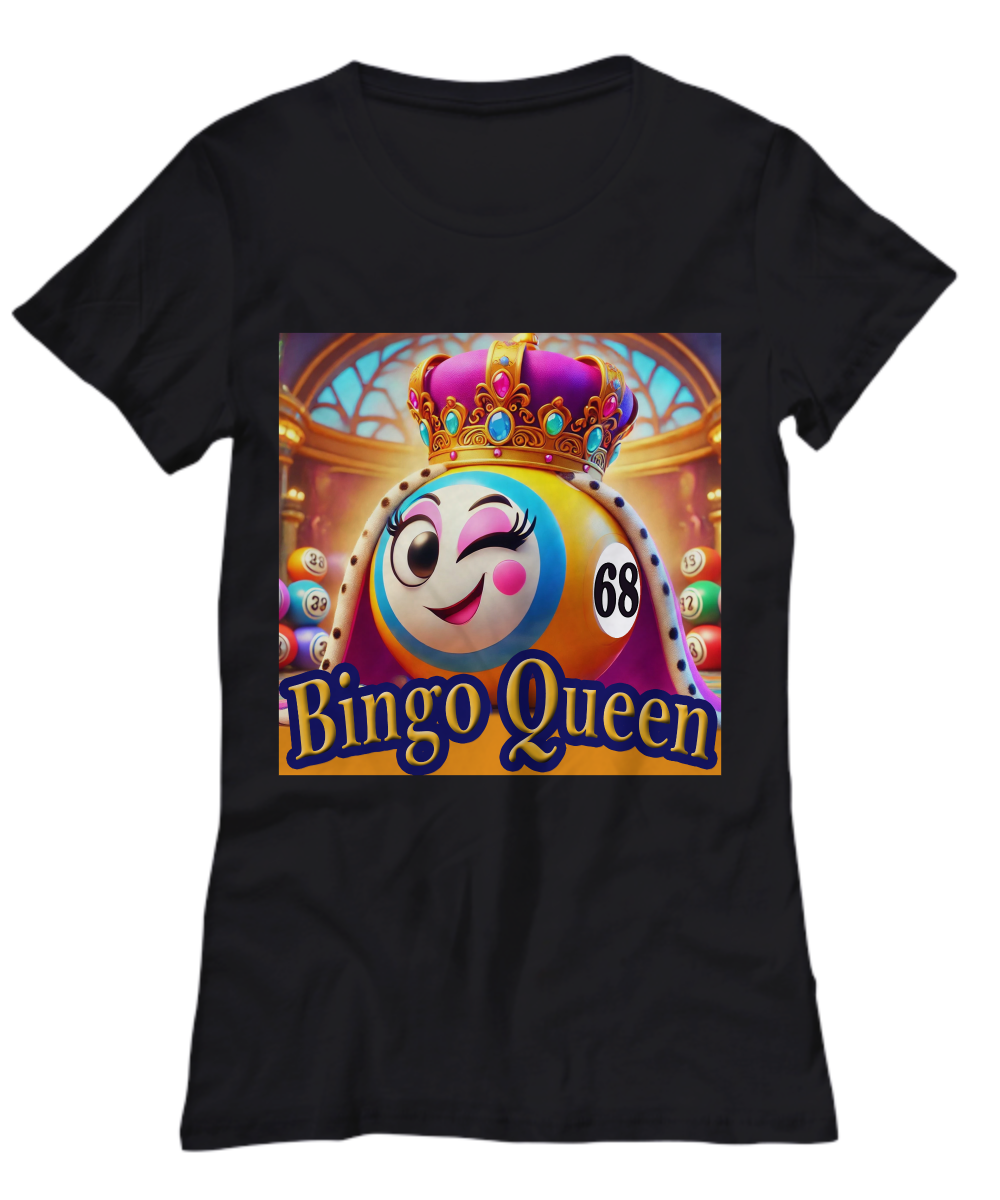 Bingo Queen - Unisex Tee/Women's Tee - Gift for Her