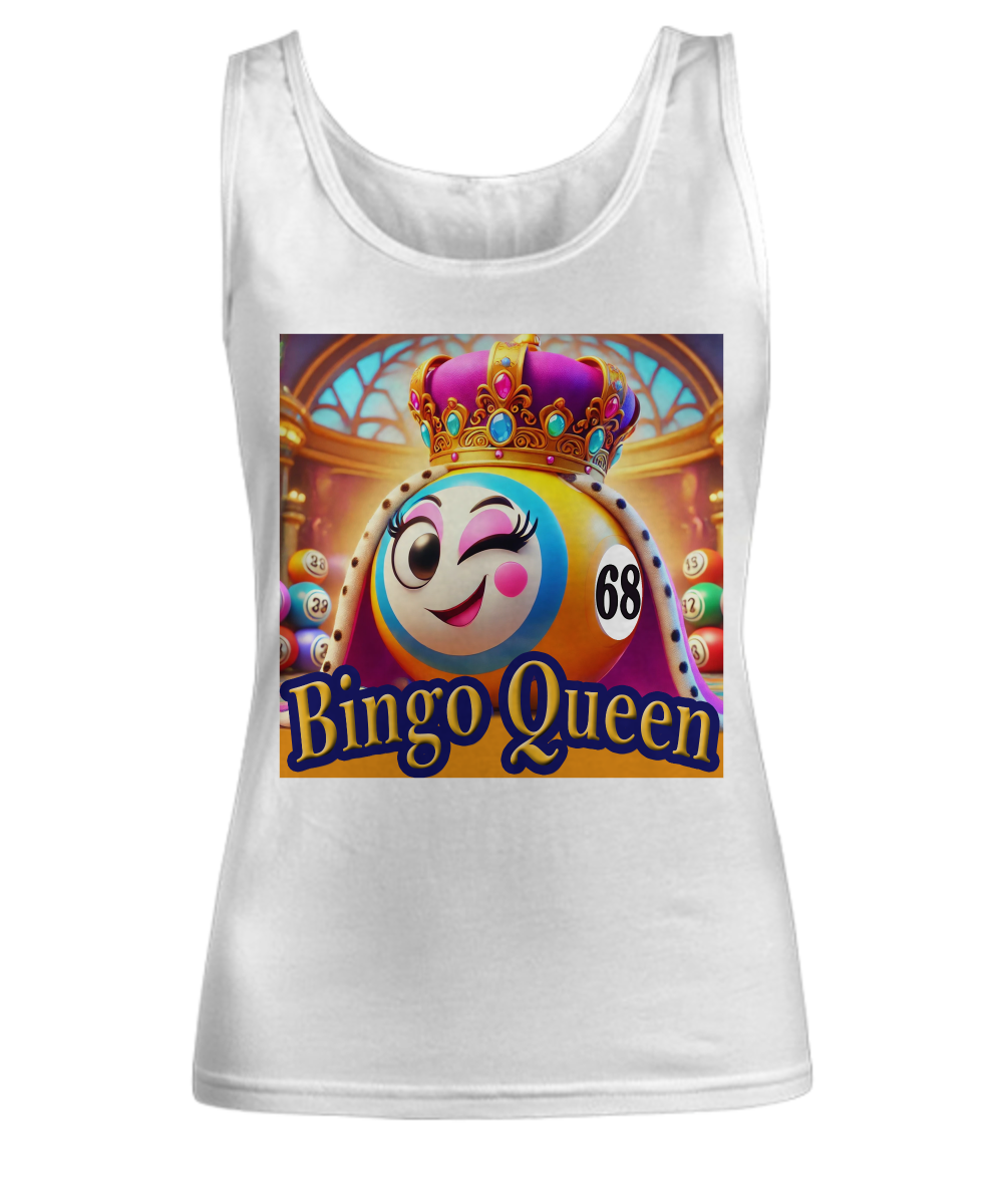 Bingo Queen - Unisex Tank Top/Women's Tank Top - Gift for Her