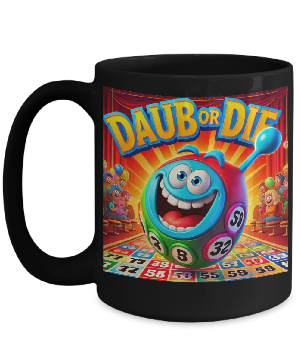 Daub Or Die - 11oz & 15oz Mug - Gift for Her - Gift for Him