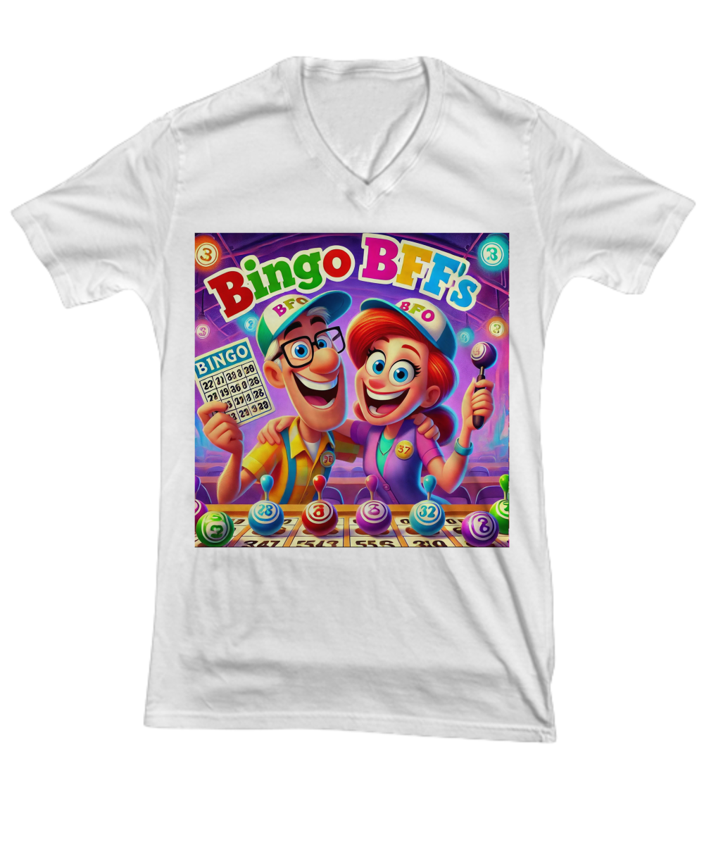 Bingo BFFS 2 - V-Neck Tee/Premium Tee - Gift for Her - Gift for Him