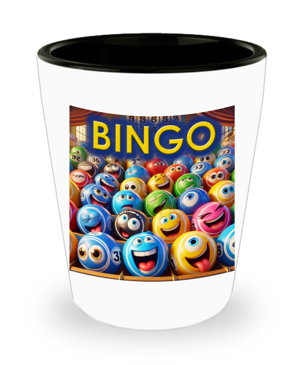 Bingo 1 - Shot Glass - Gift for Her - Gift for Him