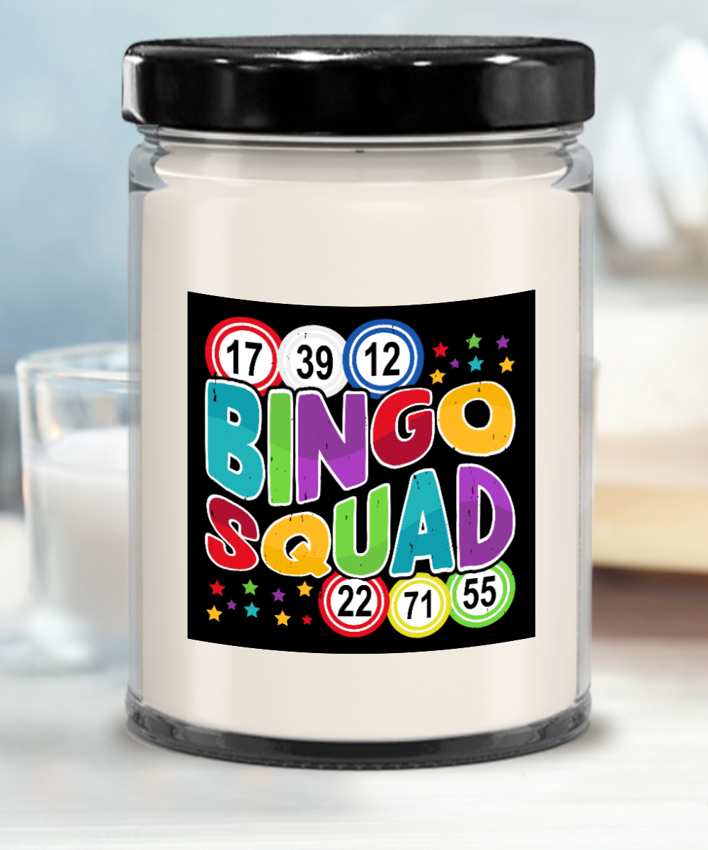 Bingo Squad - 9oz & 16oz Candle - Gift for Her - Gift for Him