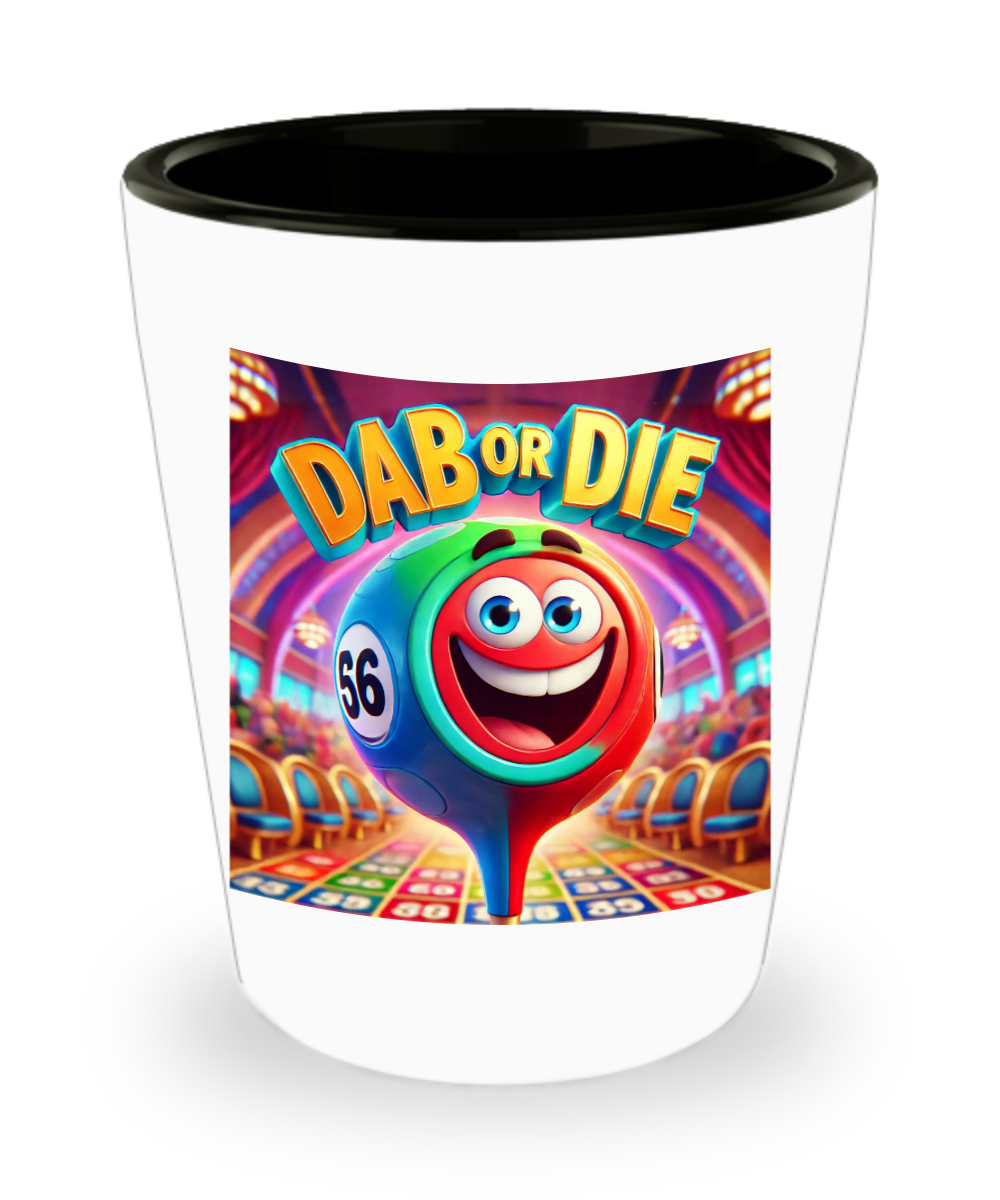 Dab Or Die 1 - Shot Glass - Gift for Her - Gift for Him