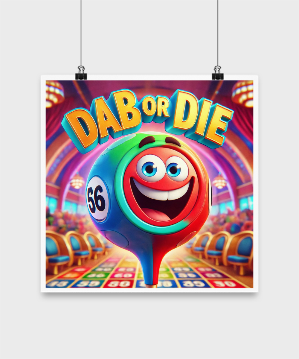 Dab Or Die 1 - Poster - Gift for Her - Gift for Him