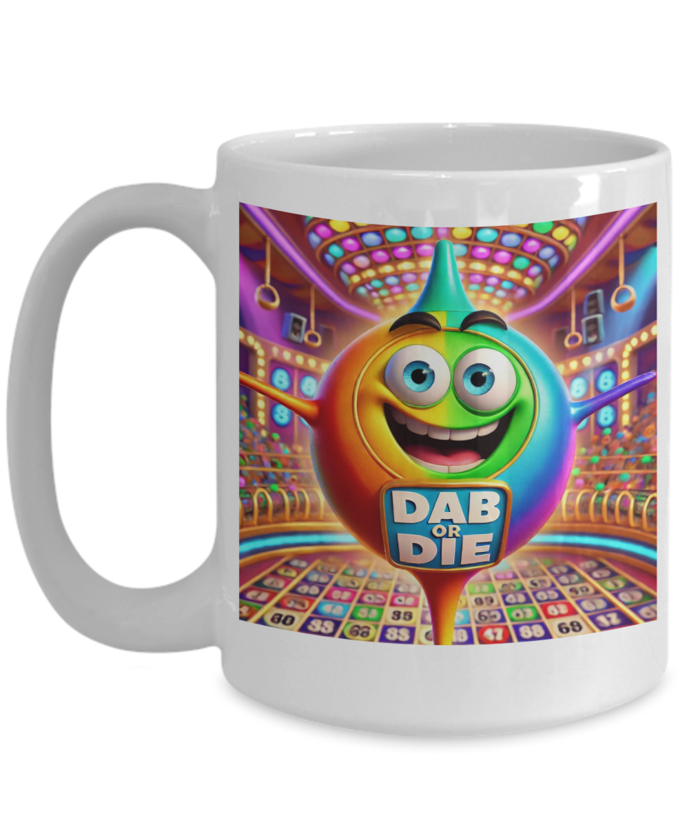 Dab Or Die - 11oz & 15oz Mug - Gift for Her - Gift for Him