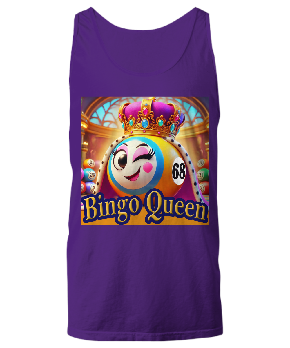 Bingo Queen - Unisex Tank Top/Women's Tank Top - Gift for Her