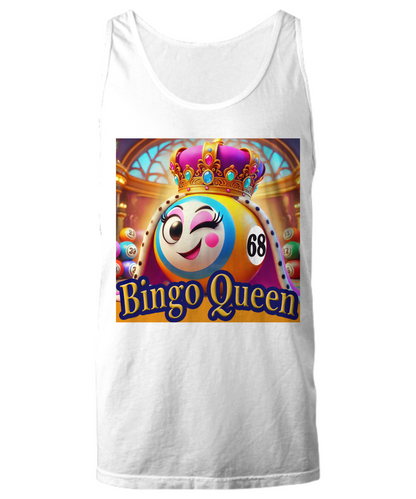 Bingo Queen - Unisex Tank Top/Women's Tank Top - Gift for Her