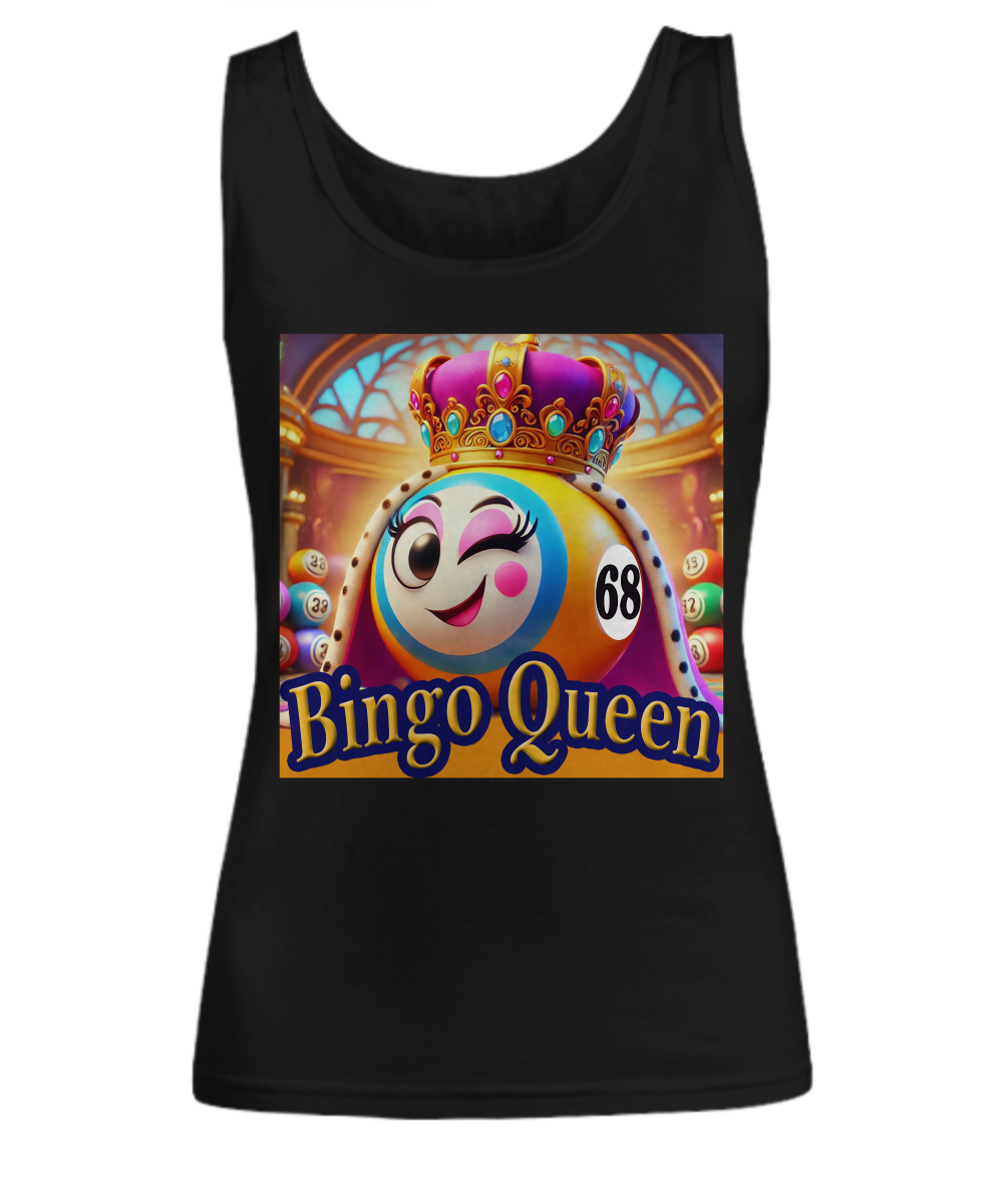 Bingo Queen - Unisex Tank Top/Women's Tank Top - Gift for Her